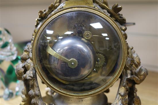 A French ormolu mantel clock